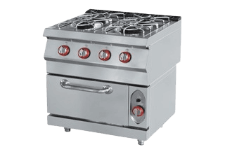 4 burner with oven