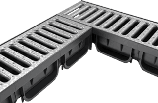 Grating with Drain