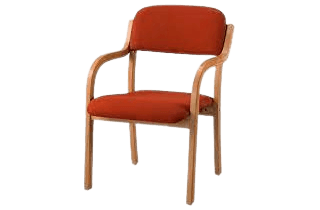 Rubber Wood Chair with SS Frame