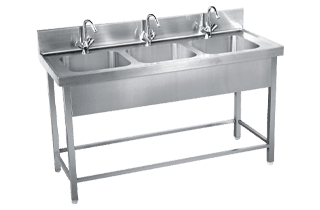 Three Sink Unit